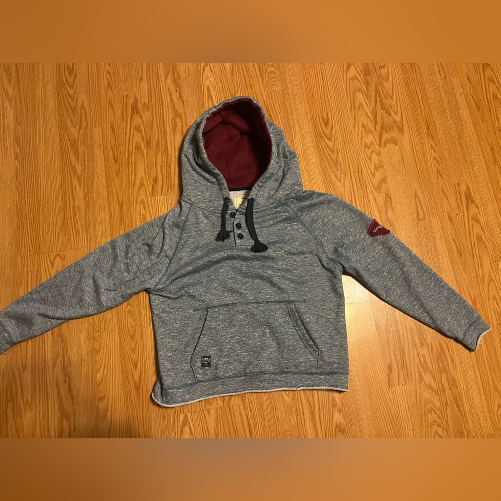 Kimes Ranch Gray and Red Hoodie